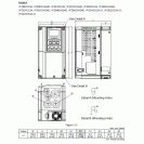 Преобразователь частоты (3x575В,  1,5 кВт), встроенный тормозой ключ, VFD015C53A-21