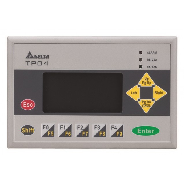 Панель оператора текстовая 3", 128x64 пикс.,  256K FLASH,  порты RS-485/422, RS-232,TP04G-AS2