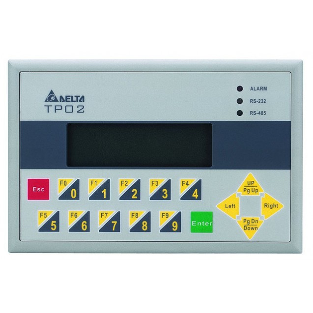 Панель оператора текстовая 2,8", 160x32пикс., 256K FLASH, порты RS-232,RS-485, TP02G-AS1