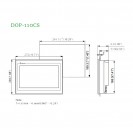 DOP-110CS, TFT 10.1", Ethernet, 3xRS-232/422/485