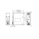 Блок живлення 1х230 В AC, Uвих = 12 В, Iвих = 20 А, 240 Вт, метал. корпус, DRL-12V240W1EN