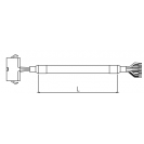 Кабель энкодера без разъема D-SUB, длина 3,0 м, MEC-SG3026S