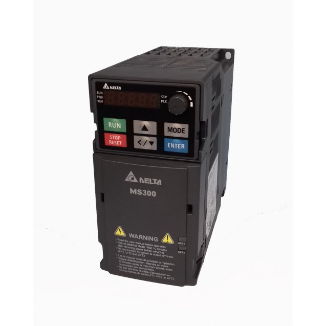 Перетворювач частоти, 1x230В, 0.75/1.1 кВт, 4.8/5.0А, ЕМС С2, IP20, VFD4A8MS21AFSAA