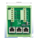   Разветвитель интерфейса DeviceNet/CANopen. 5 разъемов (из них 3 RJ)., TAP-CN03