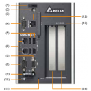 Контроллер на базе ПК, DMCNET, MH1, Intel Core i5-3610ME Dual Core 2.7 GHz, Micro-CD(eMMC): 4GB, CFast: 32GB, 2 PCIe slots x4 + x1, Windows 7 Embedded(32 bit), MH1-C50D-C03DG