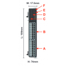 Модуль 16DO,  PNP,  24 VDC,  1 кГц, R1-EC70A2D0