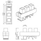 HUB для VFD-C, MKCB-HUB01