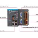 Процесорний, модуль, серії, AX-3, 16 DI / 8DO, 4 осі, EtherCAT (P2P), транзисторний виход (PNP), AX-304ELA0PA1P