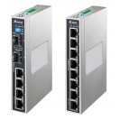 Неуправляемый коммутатор Ethernet, 4 порта Gigabit Ethernet (GbE) с PoE + 2 порта 100/1000Base-SFP,  -40...+70 С, с аварийный вых., метал. корпус, DVS-G406W01-2GF