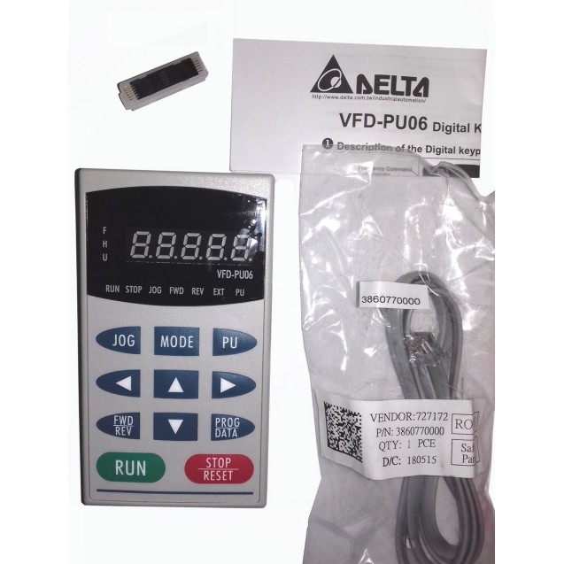  Цифровой пульт для VFD-B/F/E/EL/S/M, VFD-PU06