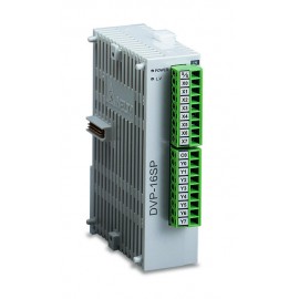 Модуль дискретных входов/выходов: 8DI/8DO (Transistor), 24V DC Power, SLIM, DVP16SP11T