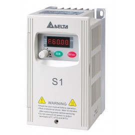 Преобразователь частоты Delta Electronics, 0,75 кВт, 230В,1ф.,скалярный,VFD007S21A