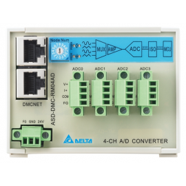   Удаленный модуль ввода/вывода, 4 аналоговых входа, ASD-DMC-RM04AD