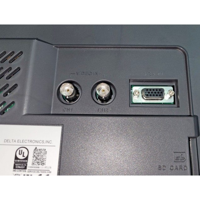 DOP-115MX, Панель оператора, TFT LCD 15", Ethernet, USB, 2хRS-232/485, 2хRS-422/485, підтримка SD-карти, два входи для аналогових камер та VGA вхід