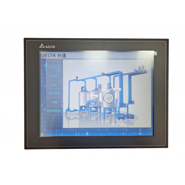 DOP-115MX, Панель оператора, TFT LCD 15", Ethernet, USB, 2хRS-232/485, 2хRS-422/485, підтримка SD-карти, два входи для аналогових камер та VGA вхід