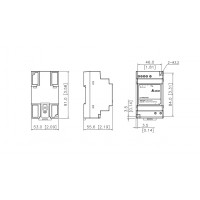 Блок живлення 1х220В 50Гц, Uвих = 12В, I навантаження макс = 2,1 А, DRC-12V30W1AZ