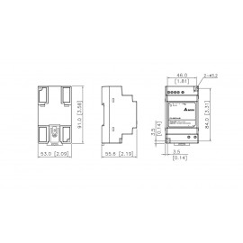 Блок живлення 1х220В 50Гц, Uвих = 12В, I навантаження макс = 2,1 А, DRC-12V30W1AZ