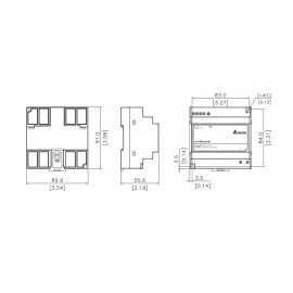 Блок живлення 1х220В 50Гц, Uвих = 24В, I навантаження макс = 4 А, DRC-24V100W1AZ