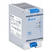 Блок живлення 1х220В AC або 88-375В DC, Uвих = 24В, I навантаження макс = 10А, 240Вт, метал. корпус, буст до 7 сек, функ. APB, реле, LED, DRM-24V240W1PN