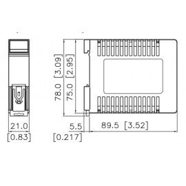Блок живлення 1х220В AC або 120-375В DC,  Uвих = 5В, I навантаження макс = 3 А,  15Вт, у пластиковому корпусі, NEC 2-ого класа, DRS-5V30W1NZ