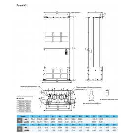 Перетворювач частоти (315кВт 380В), VFD3150CP43C-21 Перетворювач частоти (315кВт 380В), VFD3150CP43C-21