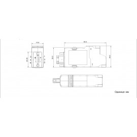 RS485 Адаптер-разветвитель порта RS-485 для (ASDA-A2, B2), ASD-CNIE0B06