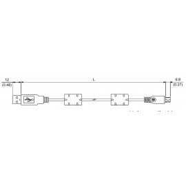  Communication cable for PLC (mini USB) to PC, UC-PRG015-01A