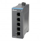 Некерований комутатор Ethernet, 5 портів, 12–24 В DC, -10...+60 °C, пластиковий корпус IP40, DVS-005I00C