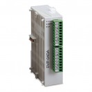 Модуль аналогового виводу: 4AO, 12bit, 24V DC , with RS485, SLIM, DVP04DA-S