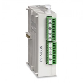 Модуль дискретних виходів: 6DO (Relay), 24V DC Power, SLIM, DVP06SN11R