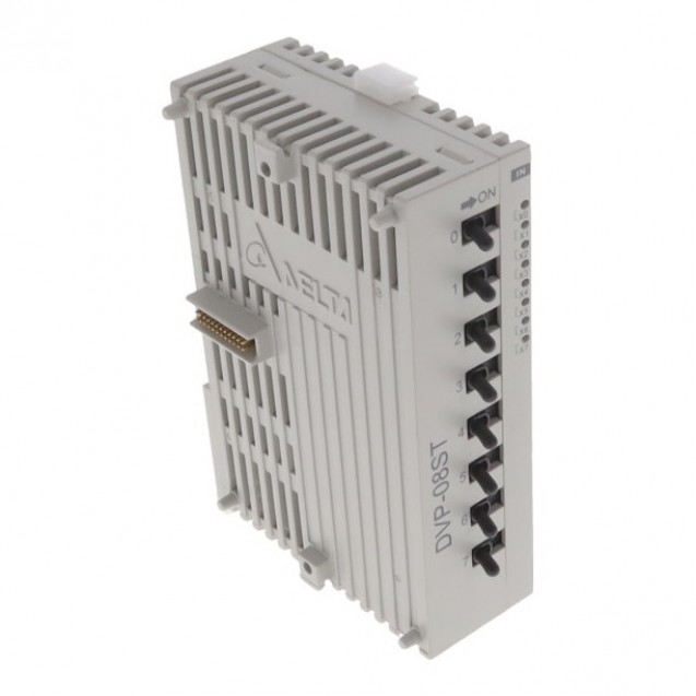 Модуль дискретних входів: 8DI (Switch-Type), 24V DC Power, SLIM, DVP08ST11N