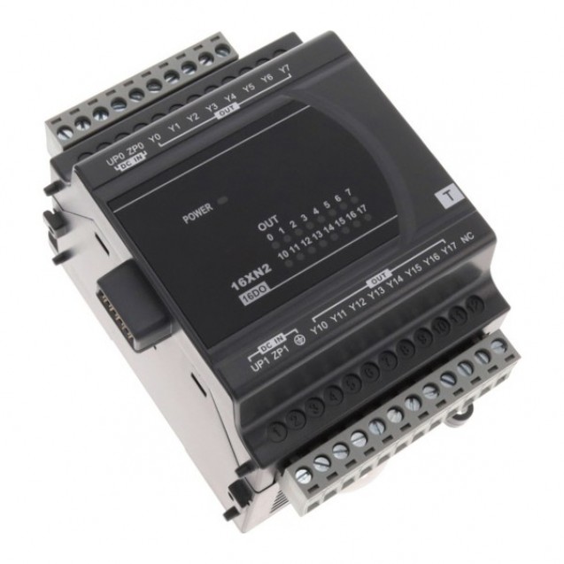 Модуль дискретних виходів: 16DO, Transistor, 24V DC Power, DVP16XN211T