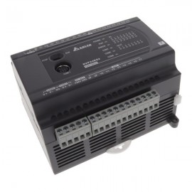 Контролер: 16DI/8DO (Transistor), 100~240 AC Power, 3 COM: 1 RS232 & 2 RS485, DVP24ES200T
