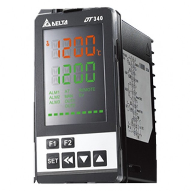 48x96мм, аналоговий вихід (4…20мА), живлення 80-260В AC; RS-485, DT340CA-0200