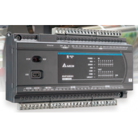 Контроллер: 16DI/16DO (Transistor),  24 DC Power, RS-485,  Ethernet and CANopen, Modbus,  Modbus TCP and EtherNet/IP, DVP32ES311T