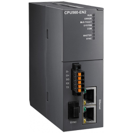 Базовый модуль CPU560,  мини USB,  RS232/485,  Ethernet,  Modbus TCP,  EtherNet/IP,  MicroSD-карта V 2.0 (Micro SDHC),  4352 I/O,  1M шагов,  DM 256K слов,  <7 Extension Racks, AHCPU560-EN2