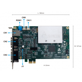 EtherCAT Advanced Motion Control Card + 2 Sets of Pulse Compare, PCIe-L221-B1D0