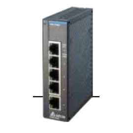 Неуправляемый коммутатор Ethernet с 5 портами GbE, -20...70°C, метал. корпус, DVS-G005I00C