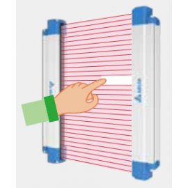 Оптический барьер,  шаг 10 mm,  24 канала,  Protect Height 240 mm, Sensing Distance 0.1 m ~ 5 m, AS-BF024